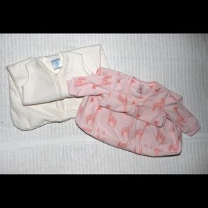 Baby girl sleep sacks